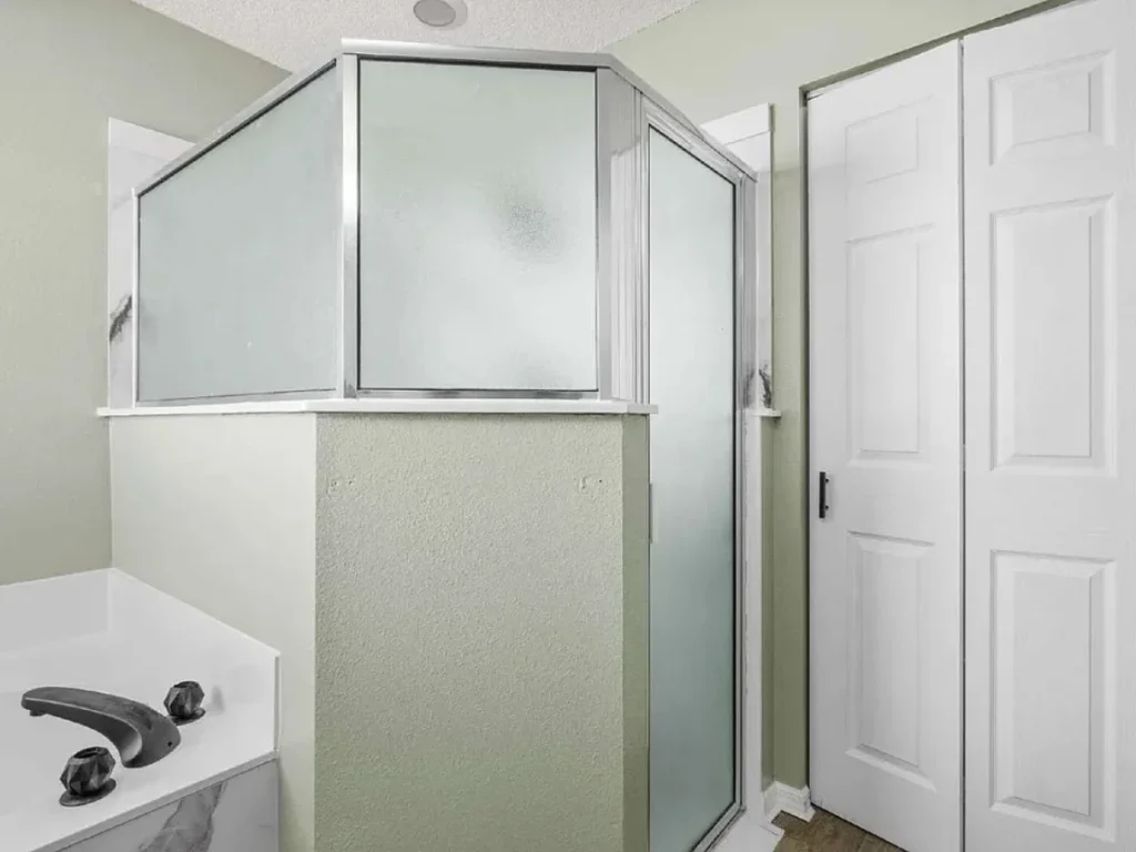 Bathroom Area in Modern Finishes and Fenced Yard in Central Ocala